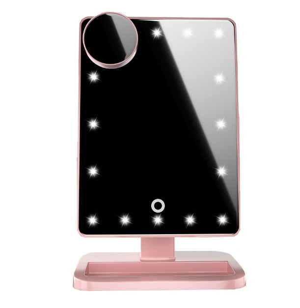 Touchscreen Makeup Spiegel mit LED – Perfektes Licht