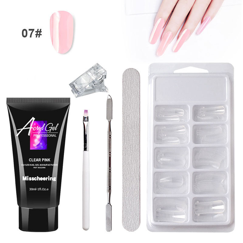 Crystal Gel Set mit Dual Light Lampe für Heimmaniküre