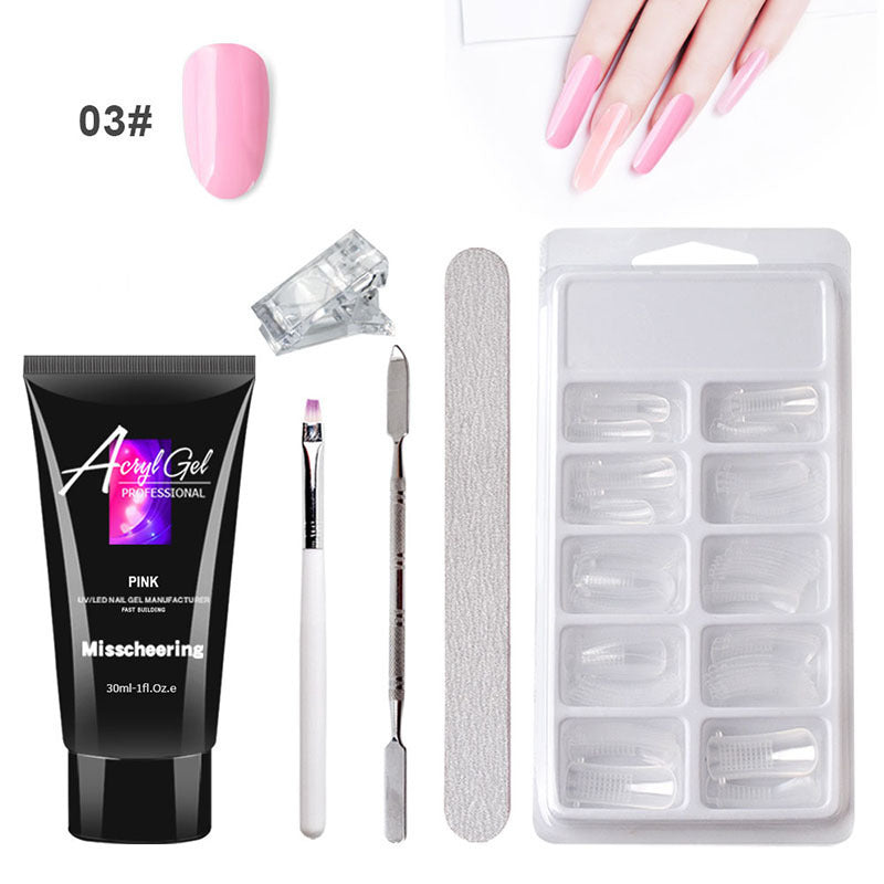 Crystal Gel Set mit Dual Light Lampe für Heimmaniküre
