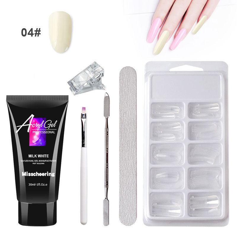 Crystal Gel Set mit Dual Light Lampe für Heimmaniküre