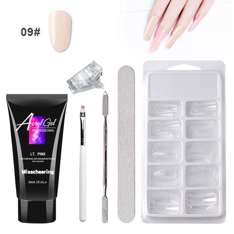 Crystal Gel Set mit Dual Light Lampe für Heimmaniküre