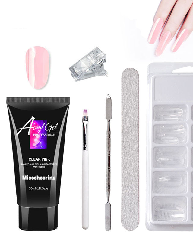 Crystal Gel Set mit Dual Light Lampe für Heimmaniküre