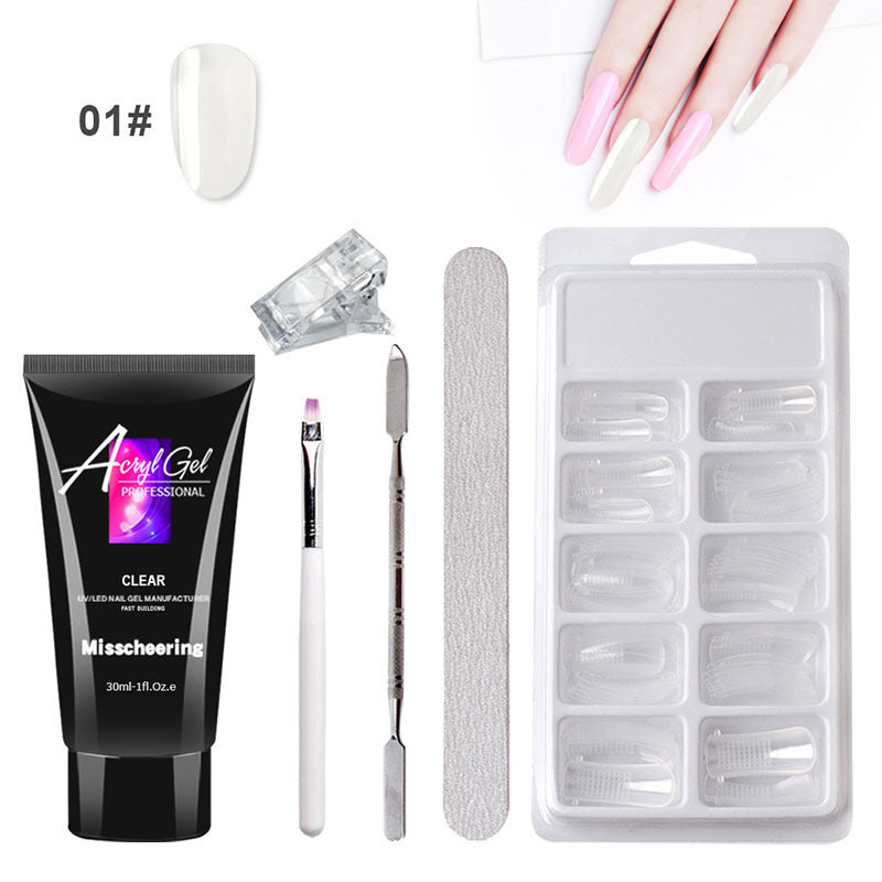 Crystal Gel Set mit Dual Light Lampe für Heimmaniküre