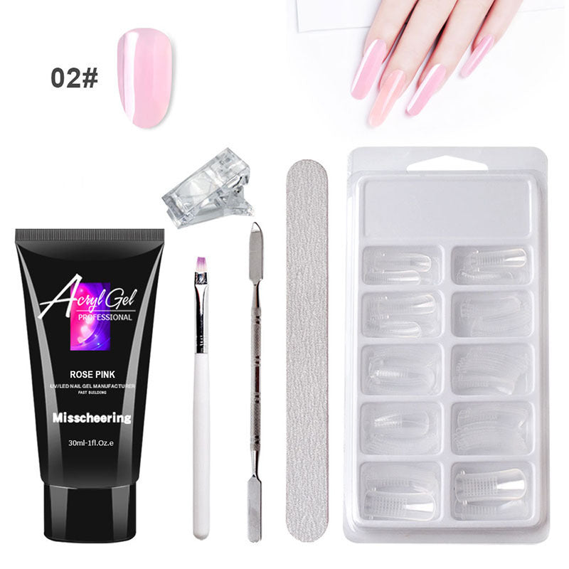 Crystal Gel Set mit Dual Light Lampe für Heimmaniküre